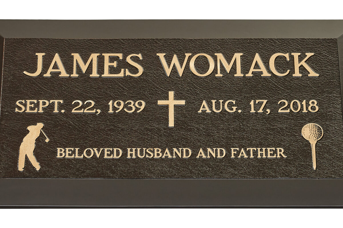 Memorial plaque installation by Wayne Sign Co