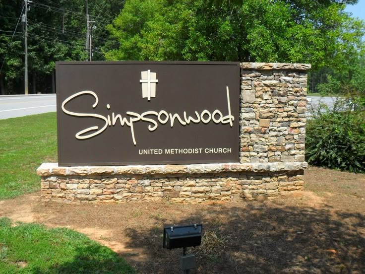 Monument sign installation by Wayne Sign Co